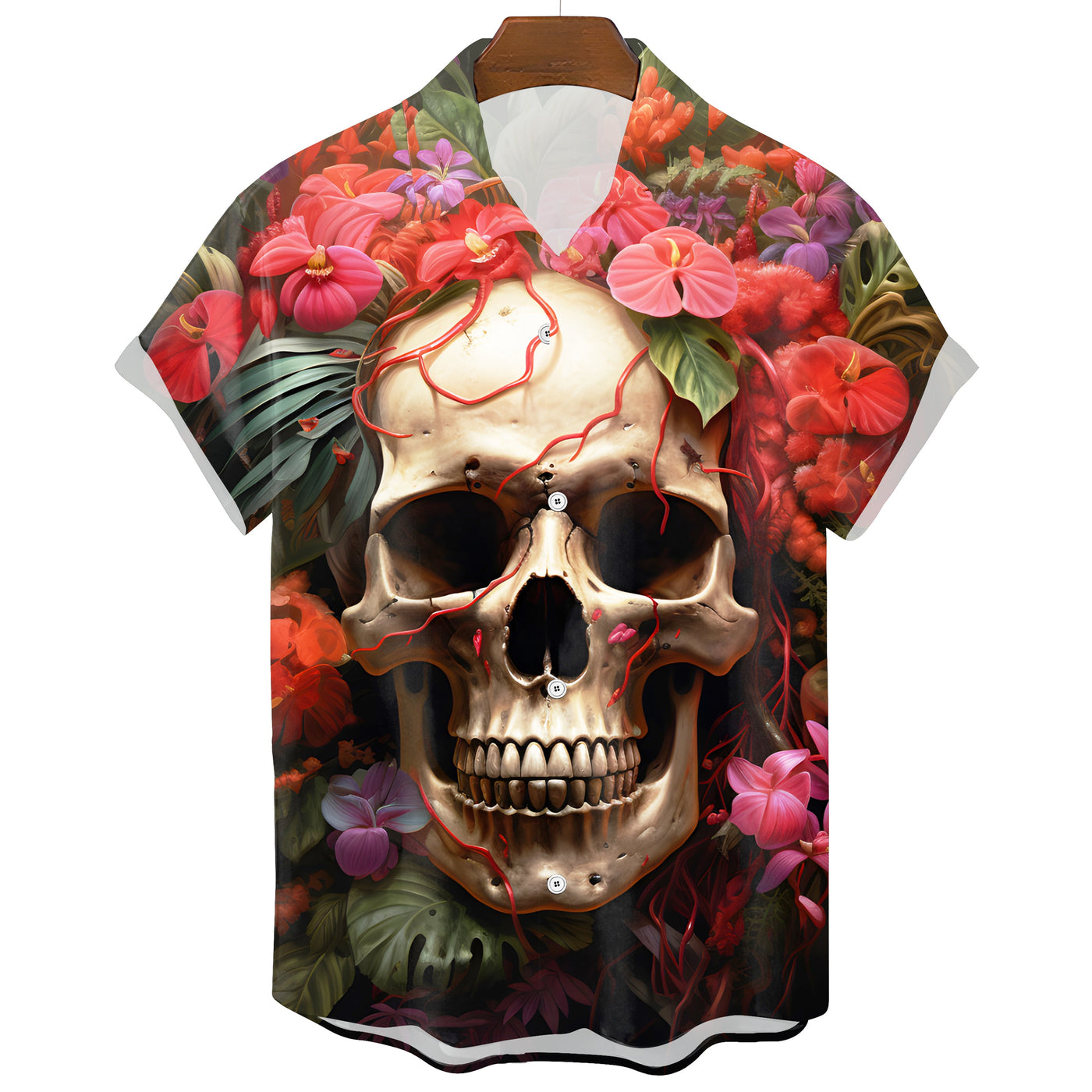 Hawaiian Skull T-Shirt