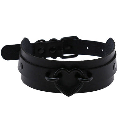 Black Heart Collar Choker