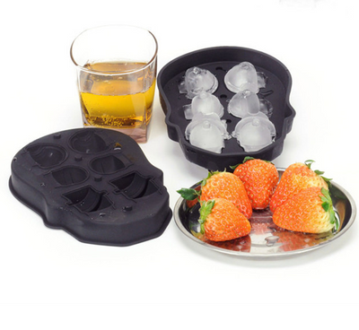 Fancy Skulls Ice Cubes