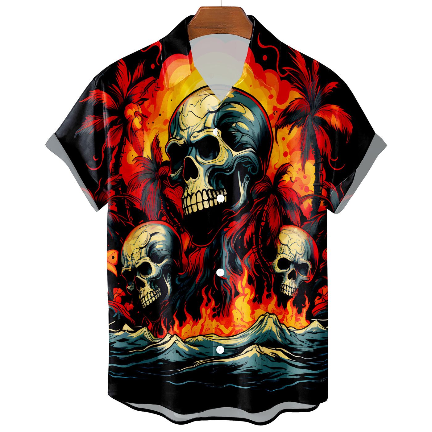 Hawaiian Skull T-Shirt