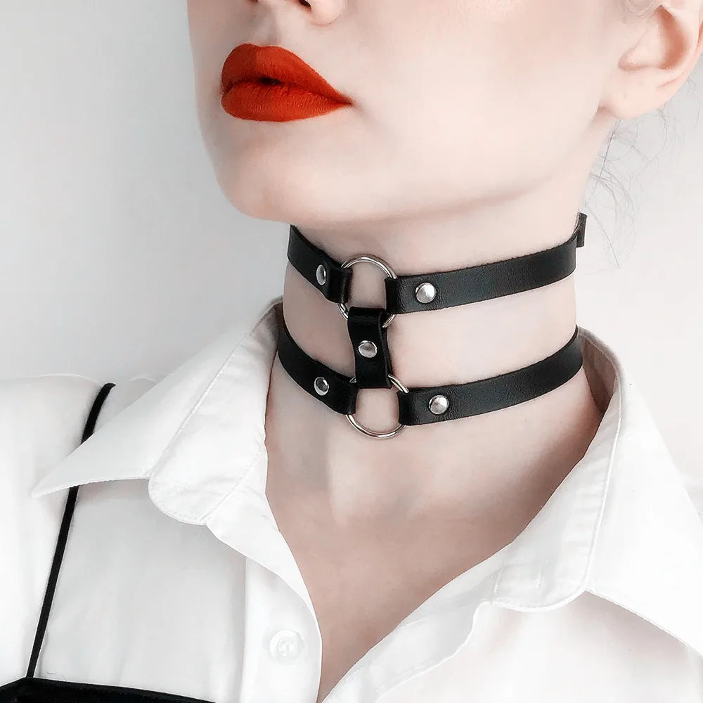 Women's Leather Choker