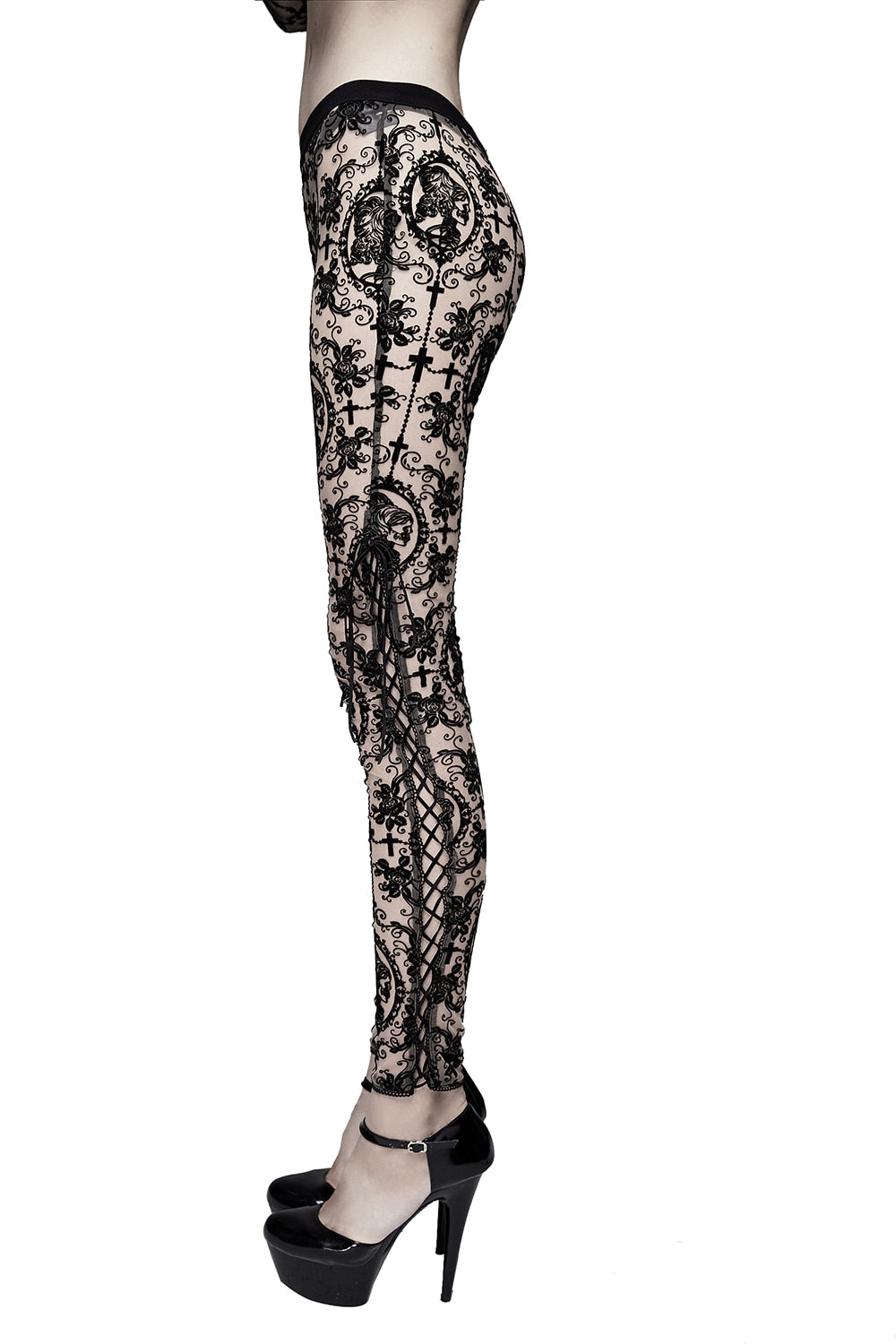 The Lace Cameo Leggings