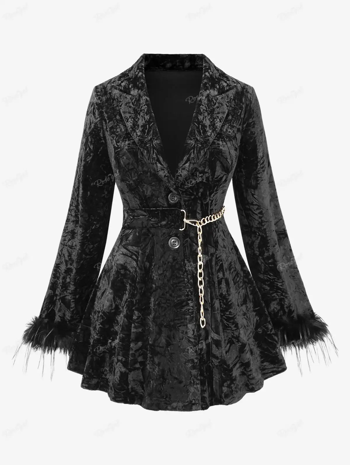 Women's Velvet Coat