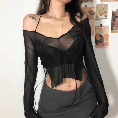 Women's Mesh Blouse