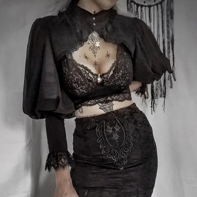 Gothic Lace Top