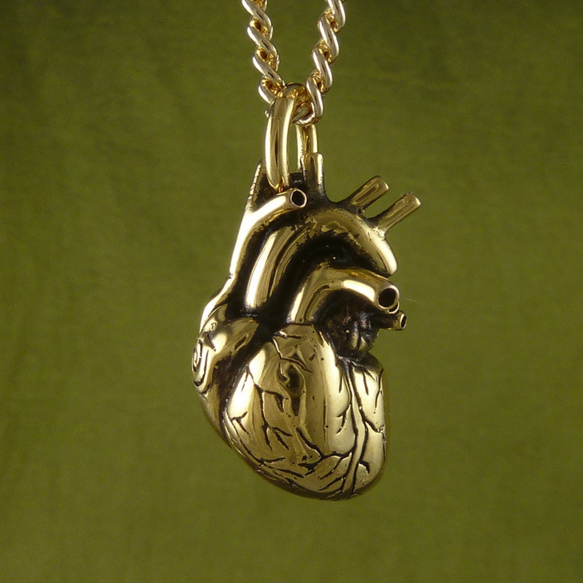 Anatomical Heart Necklace