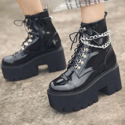 The Ankle Chain Boots