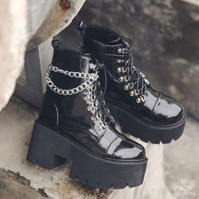 The Ankle Chain Boots