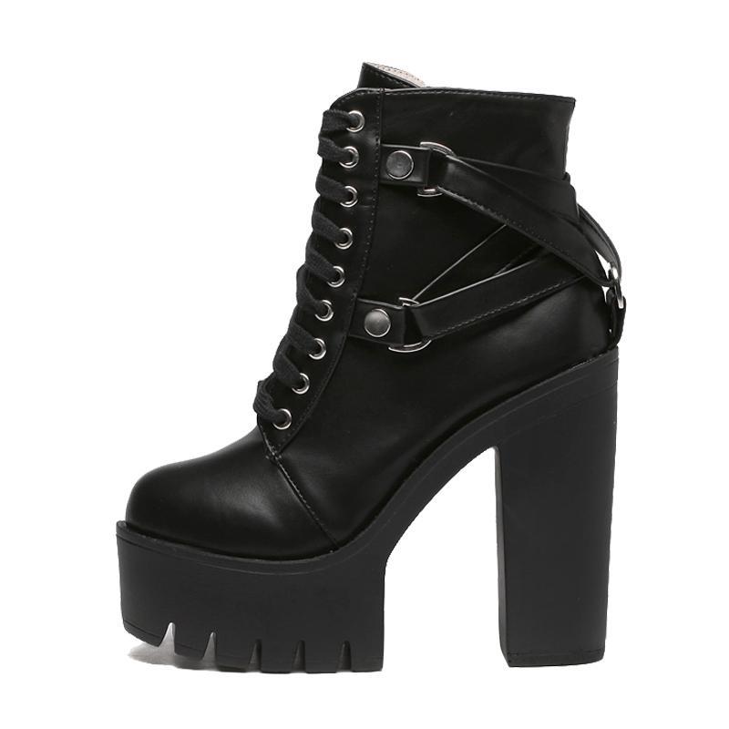 Militant Goth Combat Boots