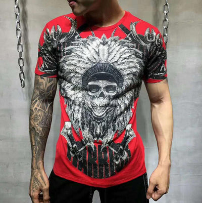 Rhinestone Skull T-Shirt