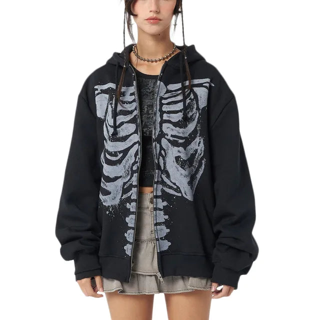 Women's Skull Hoodie