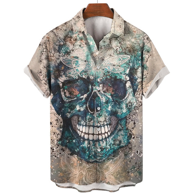 Hawaiian Skull T-Shirt