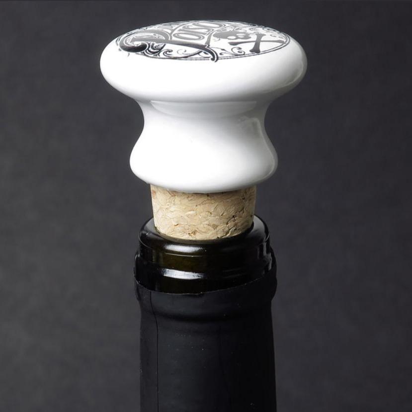 Black Cat Bottle Stopper