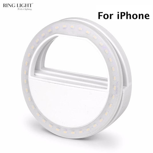 Clip on ring light for iphone