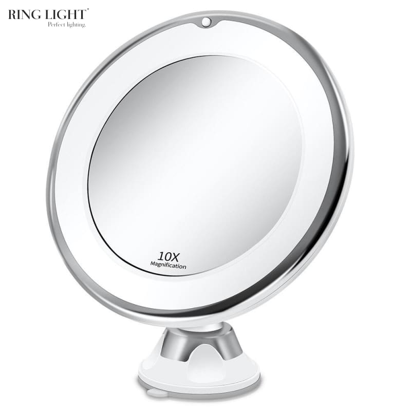 Large ring light mirror