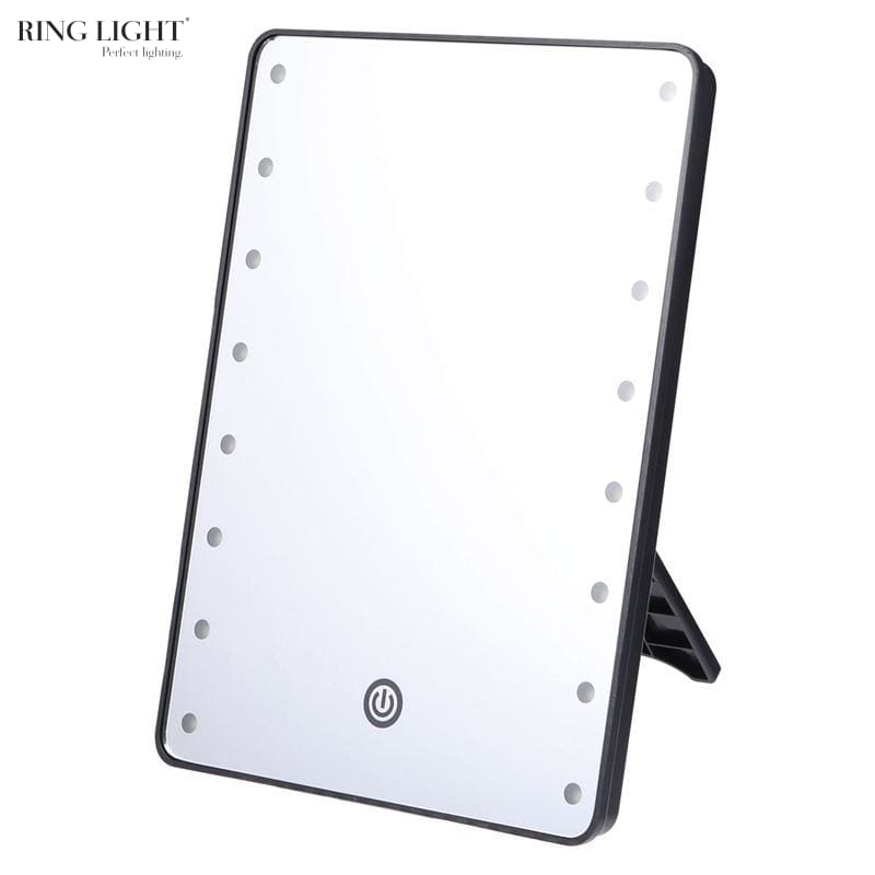 Square ring light mirror