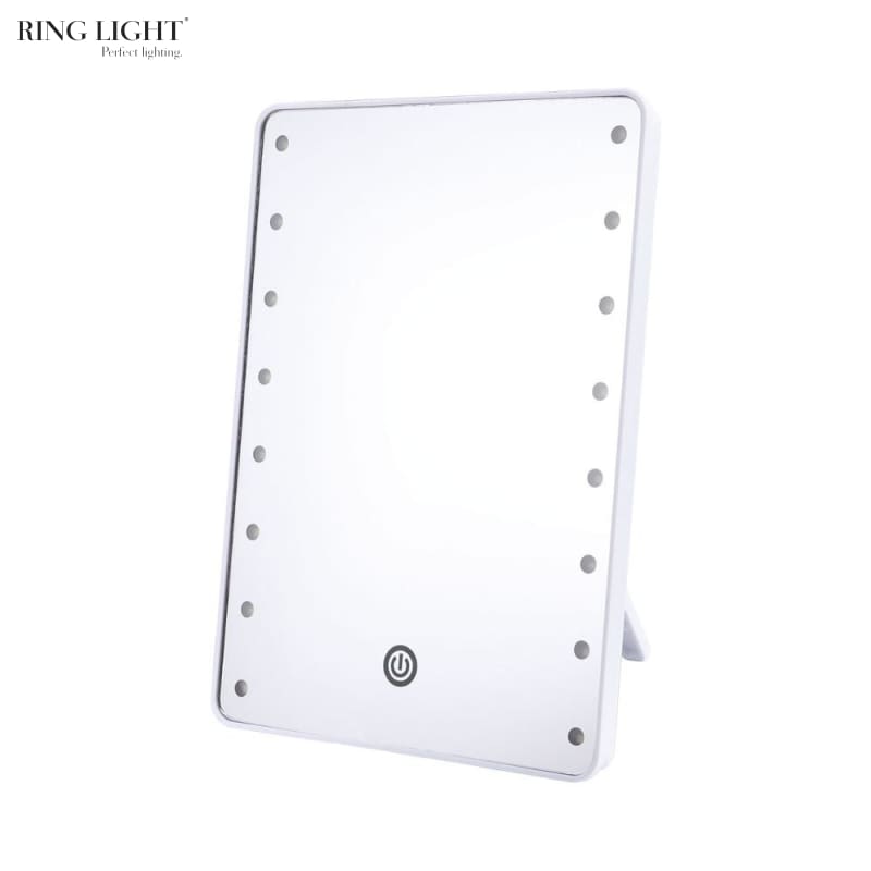 Square ring light mirror